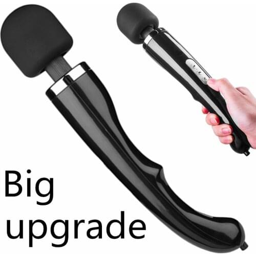 Powerful 30 modes AV Wand Vibrator Body massage magic wand massager sex products Rechargeable vibrators Sex Toys for women men
