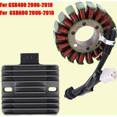 Motorcycle Stator Coil Voltage regulator rectifier For Suzuki GSR400 GSR600 GSR 400 600 GSR-400 GSR-600 2006 2007 2008 2009 2010