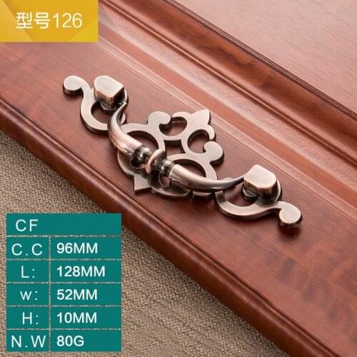 New European Style Antique Handle Classical Cabinet Handle Wine Cabinet Drawer Furniture Wardrobe Door Knobs