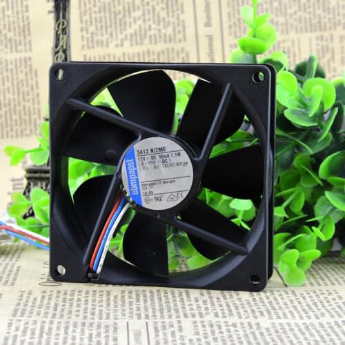 Brand new original TYP 3412 N/2ME 12V 1.1W fan Size 92*92*25