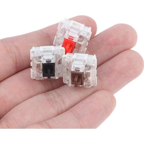 10Pcs/Lot Keyboard axis 3pins SMD Switch for Gateron Mechanical Keyboard GK61GK64