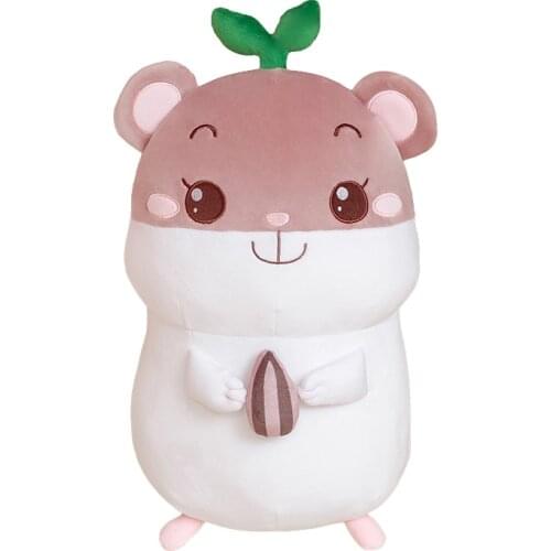 Kawaii Hamster Stuffed Animal Crossing Soft Big Plushie Piccolos Hmaster Cushion Pillow Home Decor Birthday Gifts For Kids Girl