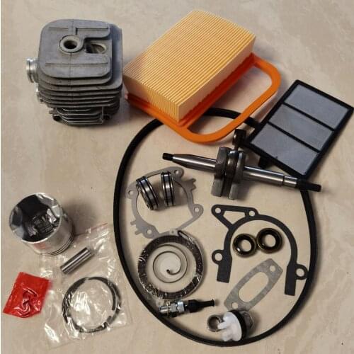 TS420 Full Rebuild Set Include Air Filter Cylinder Assy Belt Rewind Spring Gasket Set FIT STIHL TS420 CUT OFF SAW