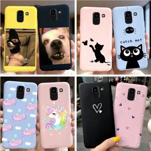 Luxury Woman Mobile Phone Bag For Samsung Galaxy J6 Plus Case Samsung j6+ J610G J610FN Cover Soft Silicone Shell Galaxy J 6 plus