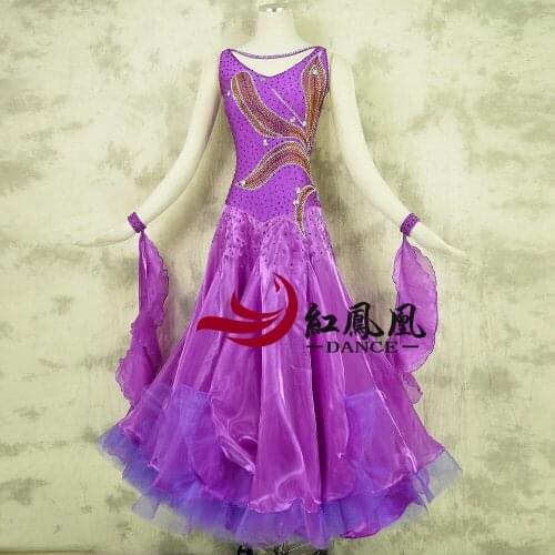 Standard Ballroom Dance Dresses High Quality Stage Flamenco Tango Waltz Dancing Costume Women Ballroom Competition Dress