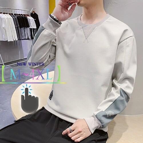 Long sleeved hoodie one plus nord Mens monogram 2020 new youth fall black travel casual top with a loose round neck