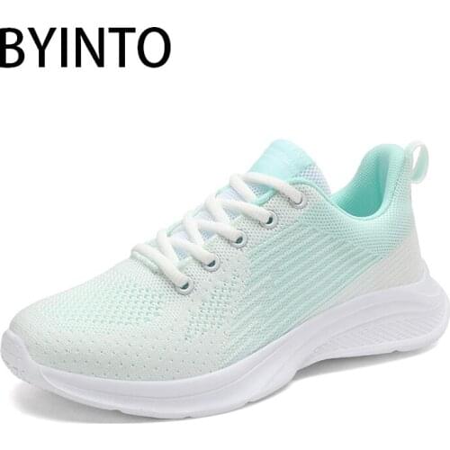 Female Breathable Sports Casual Shoes Autumn Fashion Sneakers Lace Up Women Trainers Walking Fitness Tennis Shoes Tenis Feminino