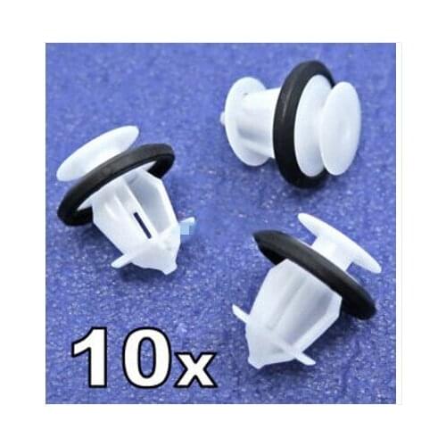 10x Plastic Trim Panel & Door Card Clips- For Toyota 67773-0E020- Aygo, Corolla etc