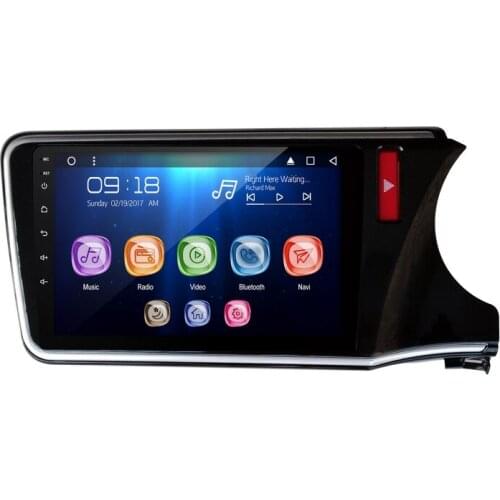 Allways 10.1" IPS Screen Android 9.0 Octa-core Ram 2GB Rom 32GB Car Multimedia for Honda City (RHD) 2015 2.5D Full touch screen