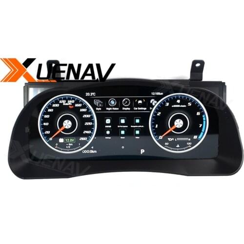Car GPS Navigation System for toyota LCD Meter instrument dashboard screen DVD player For Toyota Highlander 2015-2019 Car player