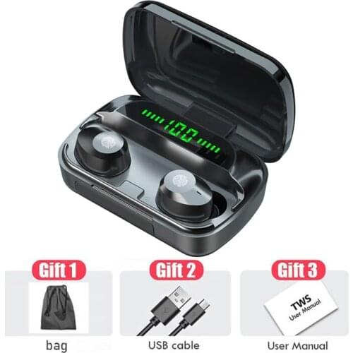 Wireless Bluetooth M5 TWS Earphones Mini Stereo Bass Earphone Earbuds Sport Headset with Charging Box for iPhone Xiaomi Lotus