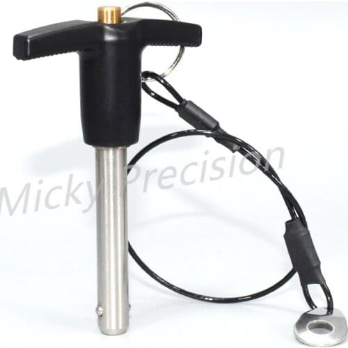 Quick release pin T-handle quick insertion pin safety pin Ball lock pin diameter 12mm 16mm length 25-100mm