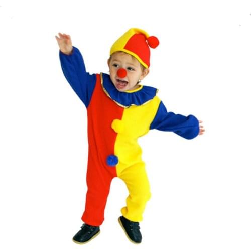 Halloween Birthday Party Clown Cosplay Costume For Kids Carnival Boys Girls Costumes