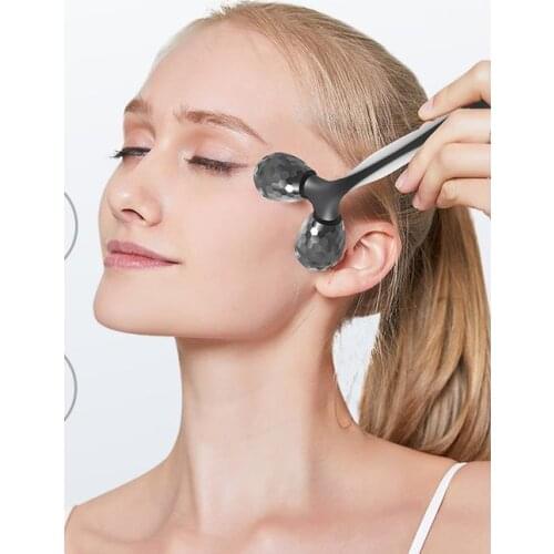 Shaving artifact V face roller type manual facial beauty bar non-jade crystal scrapping massage lifting and tightening