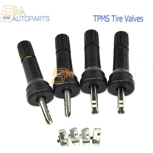 4pcs TPMS Valves for Nissan Patrol Tire Valves for TPMS sensor Rubber Tubeless Valve Stem for Tire Pressure Monitoring System