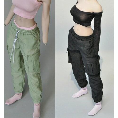 1/6 Scale Overalls Pants Model Fashion Loose Trouser Accessories Fit 12" Female Phicen TBL Action Figure Body