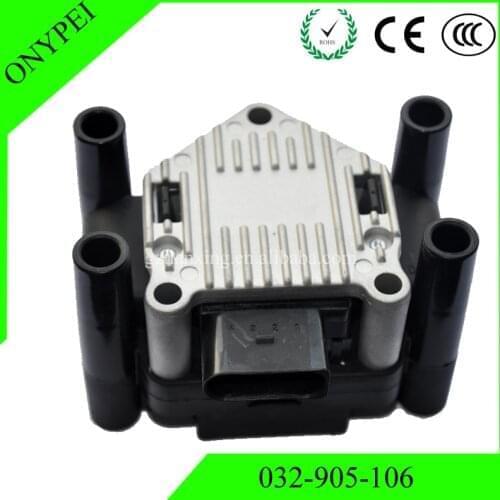 032905106E C1319 UF277 Ignition Coil Pack for Golf Jetta Beetle A3 A4 Skoda Fabia Seat 032905106B 032905106D 032905106F