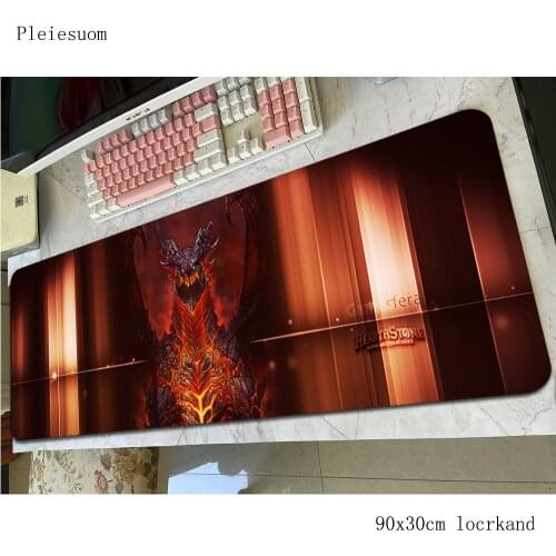Hearthstone mouse pad 800x300x4mm mats locked edge Computer mouse mat gaming accessories thick mousepad keyboard games pc gamer