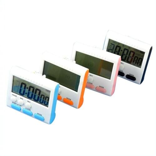 Multifunctional Kitchen Timer Alarm Clock Home Cooking Practical Supplies Cook Food Tools Kitchen Accessories 4 Colors