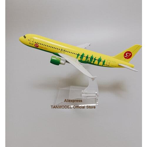 16cm Alloy Metal Diecast Aircraft Air Russian Siberia S7 Airlines Airbus 320 A320 Airways Airplane Model Plane Model Kids Gifts