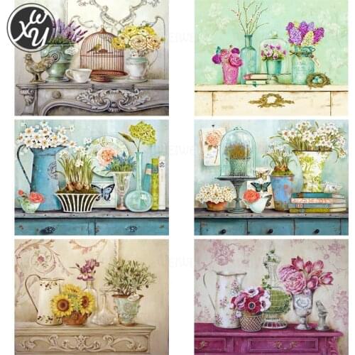 Flower Diamond Painting Kit 5D Diamond Painting Kits for Adults Rose Diamond Painting Diamond Mosaic Diy Full Diamond Embroidery