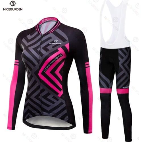 2021 new authentic womens long tight-fitting suit mountain bike bicycle clothes road bike equipment can be customized