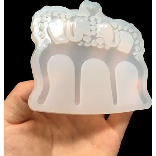 Full mirror new Crown accordion clip mold crystal drop mold 16092