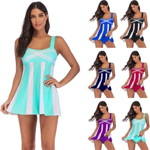 Sexy Beach Wear Two Piece Swimsuit Tankini Swimsuits Women Plus Size Swimwear Women Swimming Summer Bathing Suit Bikini 2019 5XL