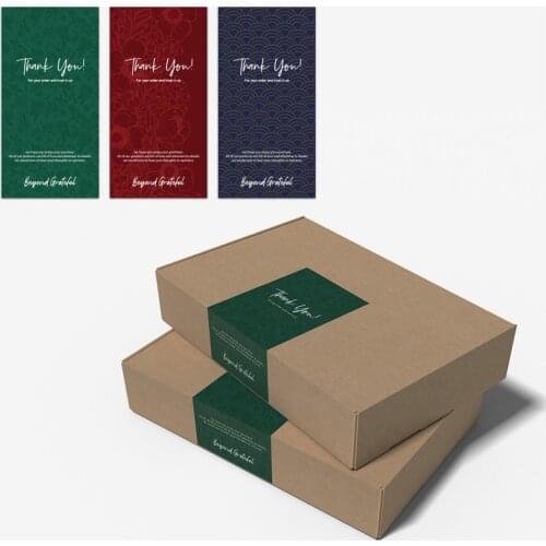 "Thank You for Your Order" Sticker Commercial Decoration Gift Wrapping Sticker Label Decoration Scrapbooking 50pcs