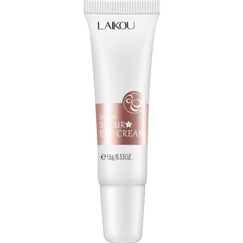 LAIKOU Serum Eye Cream Extract Moisturizing Smooting Firming Anti-Aging Anti Wrinkles Dark Circle Brighten Eyes Skin Care 15g