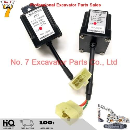 Excavator parts, Hyundai R225/265/275/305-9 time delay relay 21Q6-50500, 1501-00249