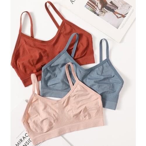 Women Tops Female Bra Tube Top Womens Underwear Lingerie Wireless Bra Top Sport Seamless Wrapped Chest Sexy Bandeau Underwear