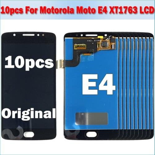 10pcs For Motorola Moto E4 LCD Display Touch Screen Digitizer Assembly XT1762 XT1772 For MOTO E4 LCD Display Replacement