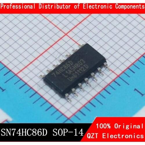 10PCS 74HC86D SOP14 74HC86 SOP SN74HC86DR SN74HC86 SMD new and original IC