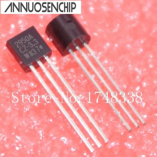 10PCS LP2950-3.3 2950ACZ-3.3 LP2950ACZ-3.3 LP2950 IC REG LDO 3.3V 0.1A TO92 NEW GOOD QUALITY