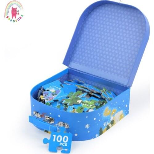 100 pcs/set of world map childrens jigsaw jigsaw puzzle puzzle early education jigsaw puzzle geography learning wooden toy gift