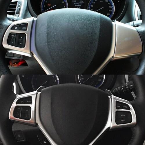 2014 15 16 17 2018 For Suzuki SX4 S-Cross Left hand drive Car Steering Wheel Buttom Frame Cover Trim Accessories car-styling
