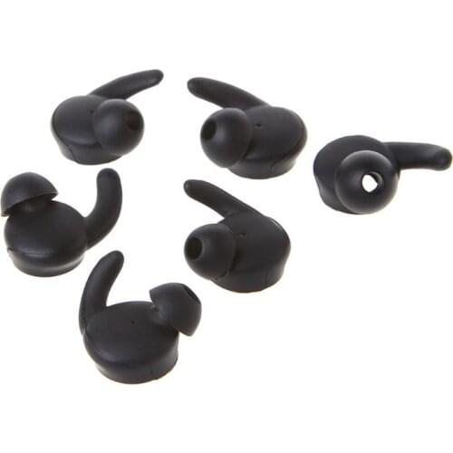 3Pairs S/M/L Silicone Earbuds Tips Ear Hook Earphone Case In Ear Soft Silicone Cover for huawei Sport Bluetooth Headset