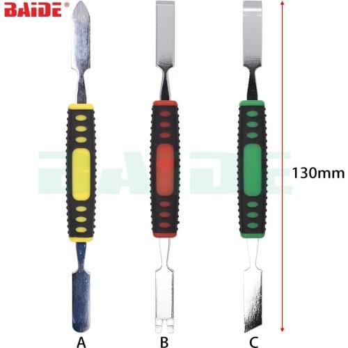 3 in 1 Dual Ends Metal Spudger Set for iPhone iPad Tablet Mobile Phone Prying Opening Repair Tool Kit Hand Tool Set 200set/lot