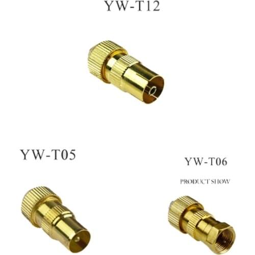 3x TV Antenna F RF Plug Connector CATV Cable Male Female adapter for cable TV SCREW Adaptor SAT RG6