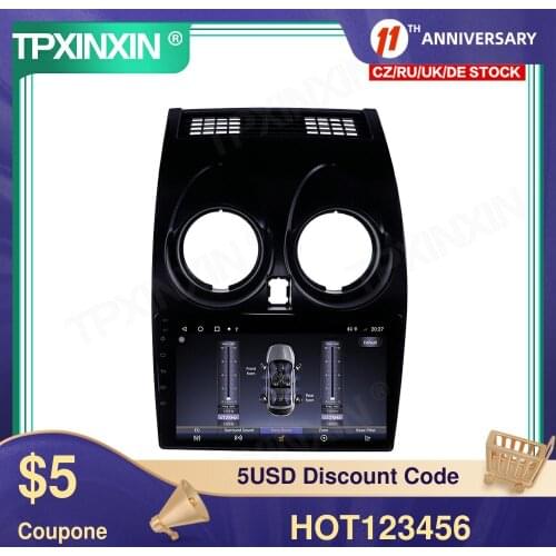 For Nissan Qashqai 2006-2013 128 Android 10 Car Multimedia Player GPS Navigation Headunit Auto Radio Audio Stereo Tape Recorder