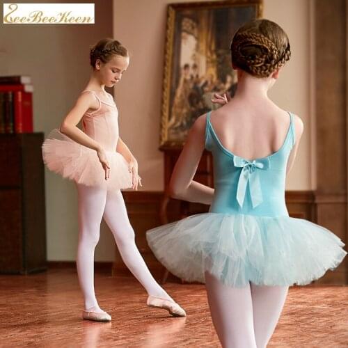 Children ballet tutu dance dress girls sling dance costume ballet leotard kids ballet Training Dress dance wear for girls