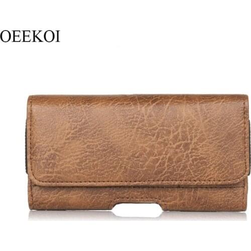 OEEKOI Stone Pattern Belt Clip Pouch Holster Case for bq Aquaris C/E5s/U Lite/U/U Plus/X5 Plus/E5 4G/5/M5/X5