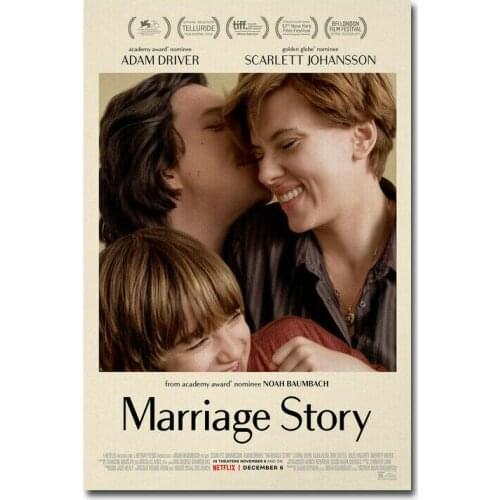 D0576 Marriage Story Movie Silk Fabric Poster Art Decor Indoor Painting Gift