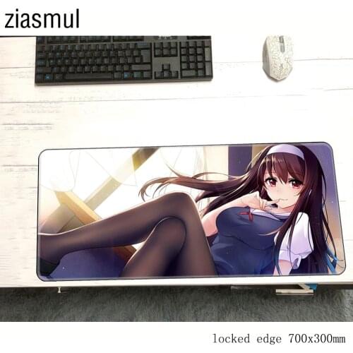 Anime girl padmouse 700x300x2mm gaming mousepad game Mass pattern mouse pad gamer computer desk cheapest mat notbook mousemat pc