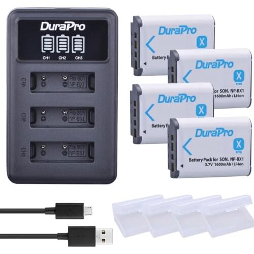 For Sony NP-BX1 npbx1 np bx1 Battery Charger Set For SONY DSC RX1 RX100 RX100iii M3 M2 WX300 HX300 HX400 HX50 HX60 GWP88