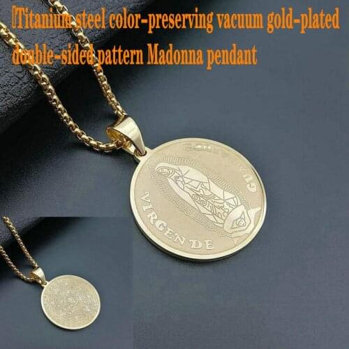 Stainless steel pendant Our Ladys Pendant Virgin Mary pendant
