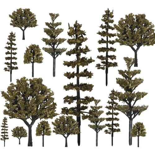 HO N scale Model Miniature Tree For Building Scenery Train Railway Layout Landscape