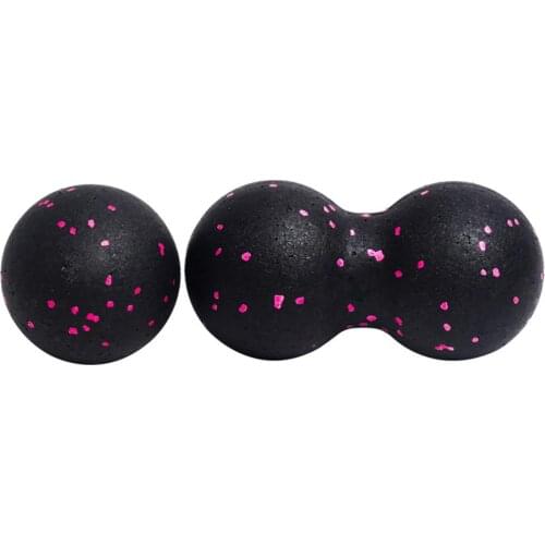 Peanut Ball Fascia Ball Set Training Deep Tissue Massage Ball Kit for Myofascial Trigger Point Release Lacrosse Ball Muscle Roll