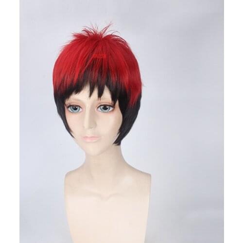 Anime Kuroko No Basuke Seirin Kagami Taiga Wig Cosplay Costume KurokoS Basketball Short Heat Resistant Synthetic Hair Wigs
